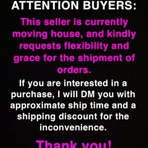SELLER MOVING